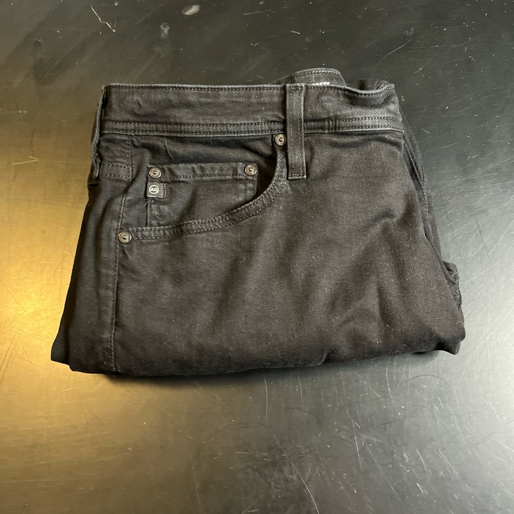 Men’s Ag The Everett Slim Straight Black Jeans 36x32